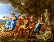 Nicolas Poussin - A Bacchanalian Revel before a Term